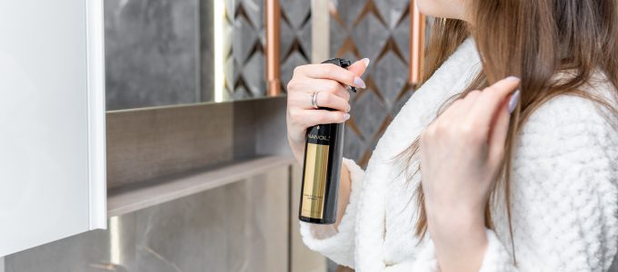 Denne måneds bedste hårprimer! Nanoil Hair Styling Spray